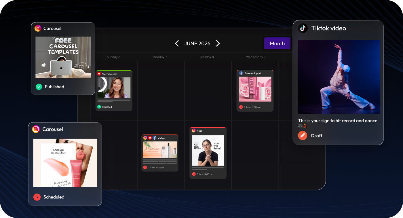 Content calendar